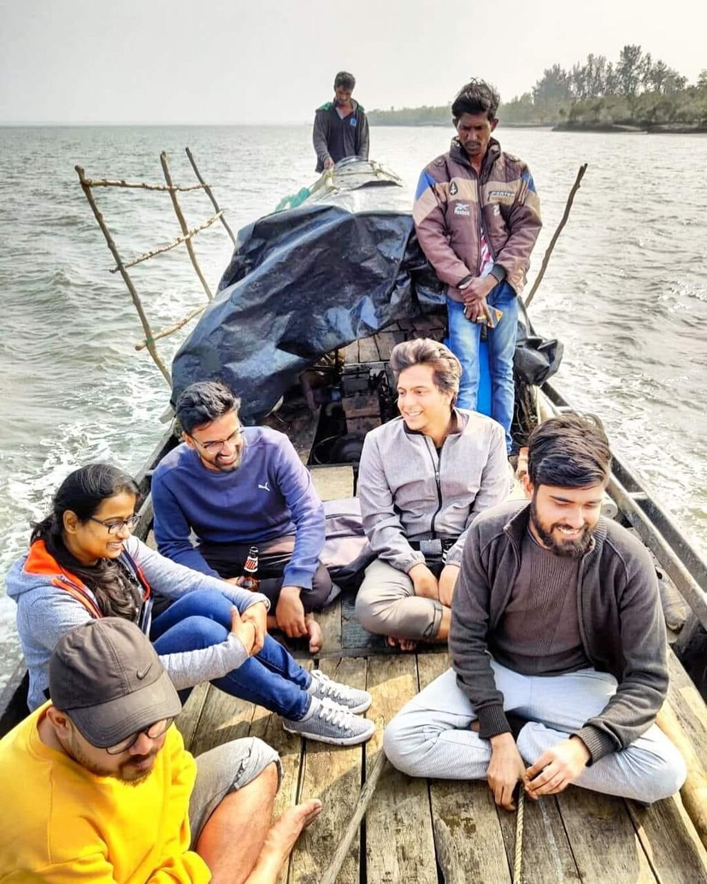 Traditional boat ride through Sunderbans canals