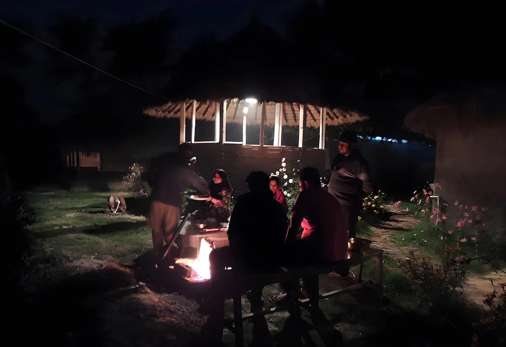 Evening bonfire experience