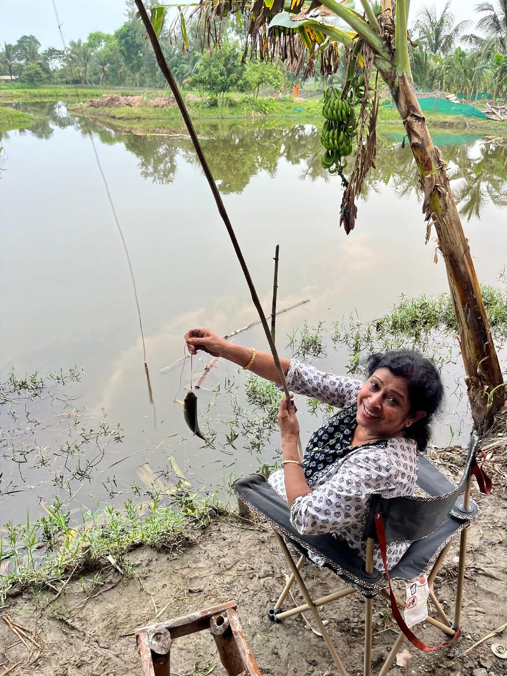 Fishing experience at natural ponds